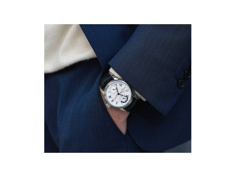 Мъжки часовник Frederique Constant HYBRID MANUFACTURE BLUETOOTH Черен
