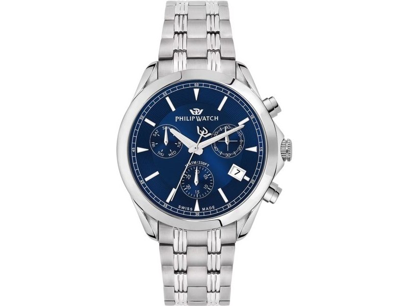 Мъжки часовник Philip Watch R8273995028 Сребрист