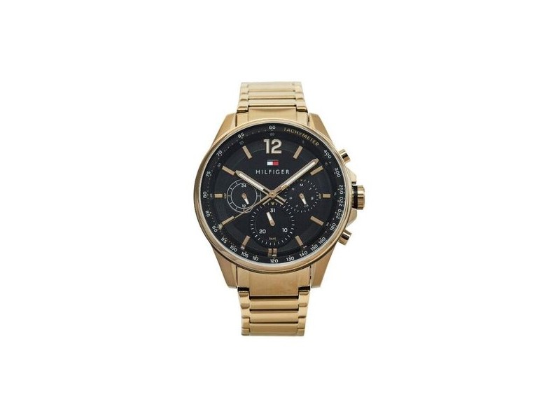 Мъжки часовник Tommy Hilfiger 1791974 Златен (Ø 45 mm)