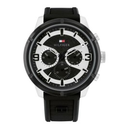 Мъжки часовник Tommy Hilfiger 1792074 Черен (Ø 45 mm)