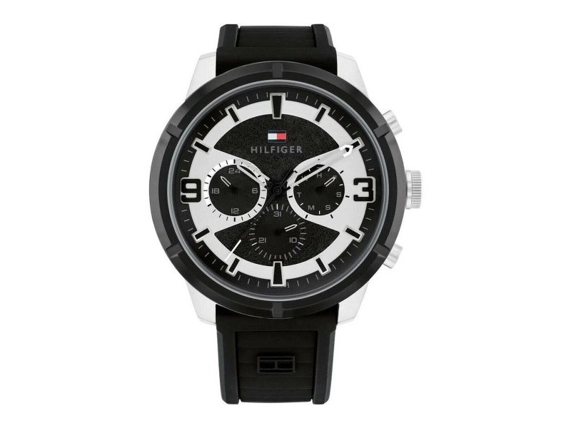 Мъжки часовник Tommy Hilfiger 1792074 Черен (Ø 45 mm) Мъжки часовник Tommy Hilfiger 1792074 Черен (Ø 45 mm)