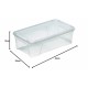Кутия за Съхранение с Капак Mondex Space Box 24448 Прозрачен 42 x 24 x 14 cm