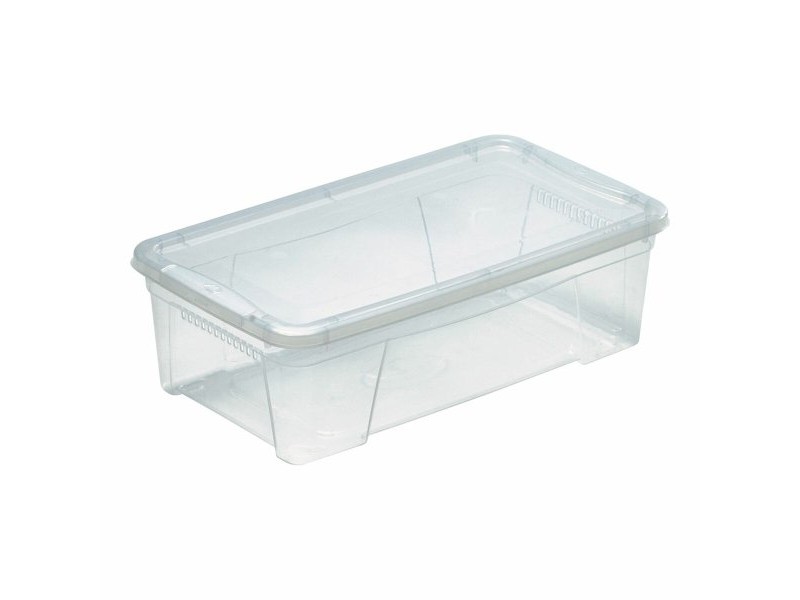 Кутия за Съхранение с Капак Mondex Space Box 24448 Прозрачен 42 x 24 x 14 cm