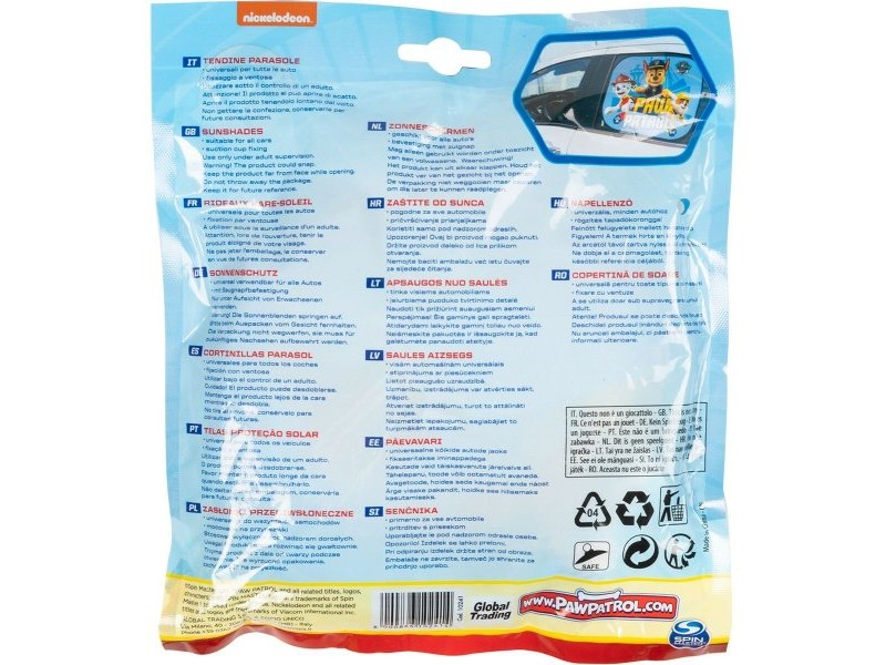 Страничен сенник The Paw Patrol CZ10241 44 x 35 cm 2 Части (2 броя)