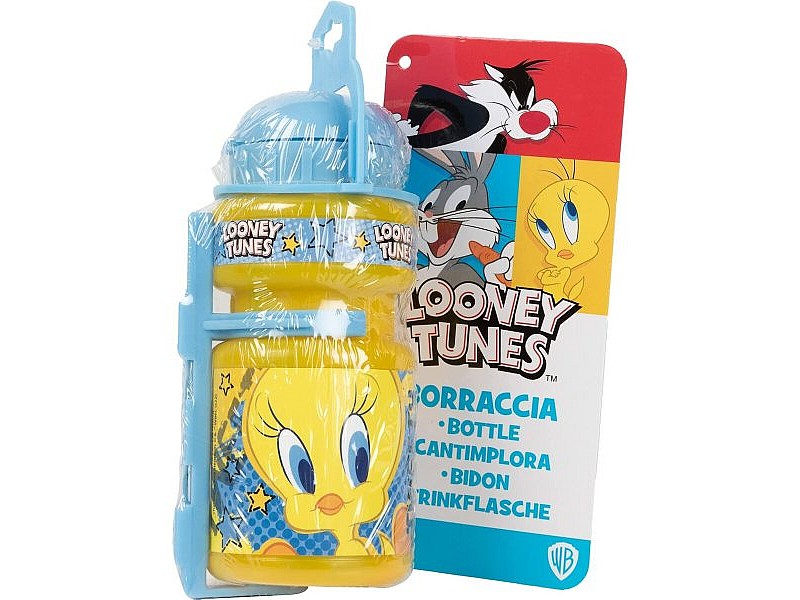 Детска Бутилка за Велосипед Looney Tunes CZ10968 Жълт 350 ml Детска Бутилка за Велосипед Looney Tunes CZ10968 Жълт 350 ml