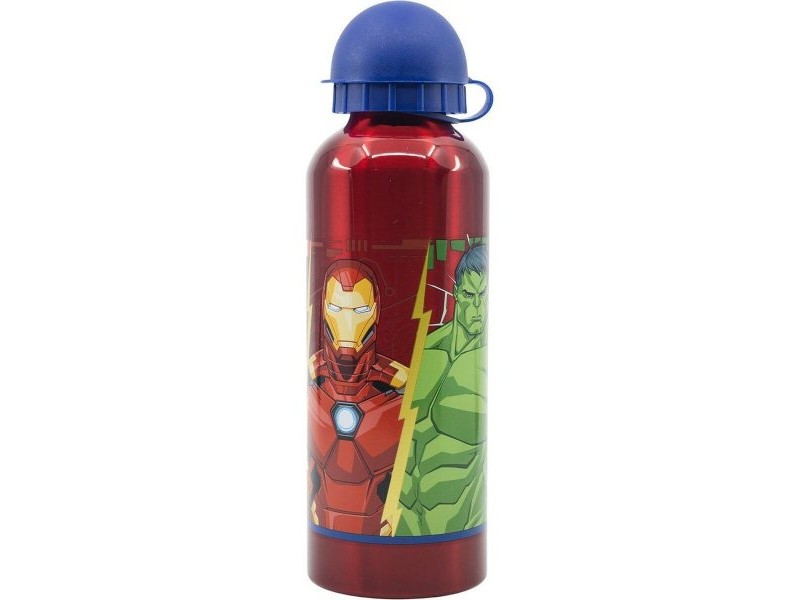 Бутилка за вода The Avengers CZ11259 Червен 530 ml Алуминий Бутилка за вода The Avengers CZ11259 Червен 530 ml Алуминий