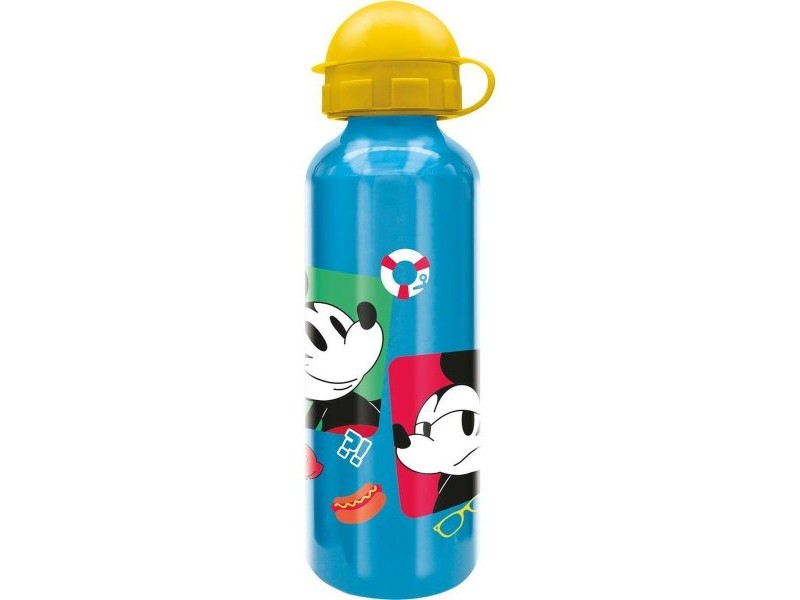 Бутилка за вода Mickey Mouse CZ11262 530 ml Многоцветен Алуминий