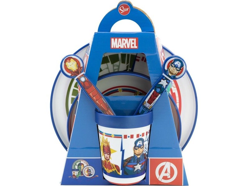 Комплект Детски Пособия The Avengers CZ11304 Пластмаса (5 Части)