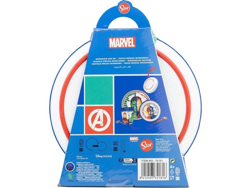 Комплект Детски Пособия The Avengers CZ11304 Пластмаса (5 Части)
