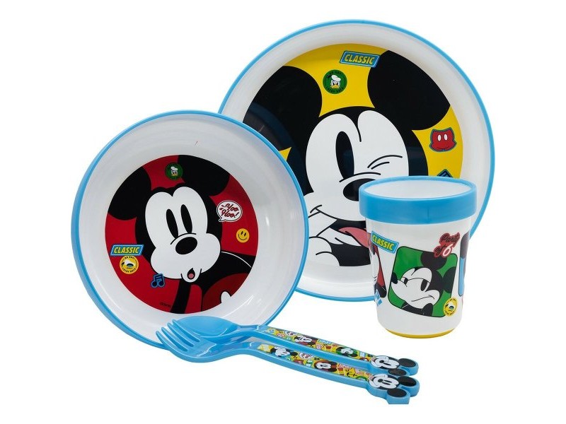 Комплект Детски Пособия Mickey Mouse CZ11306 Пластмаса (5 Части)