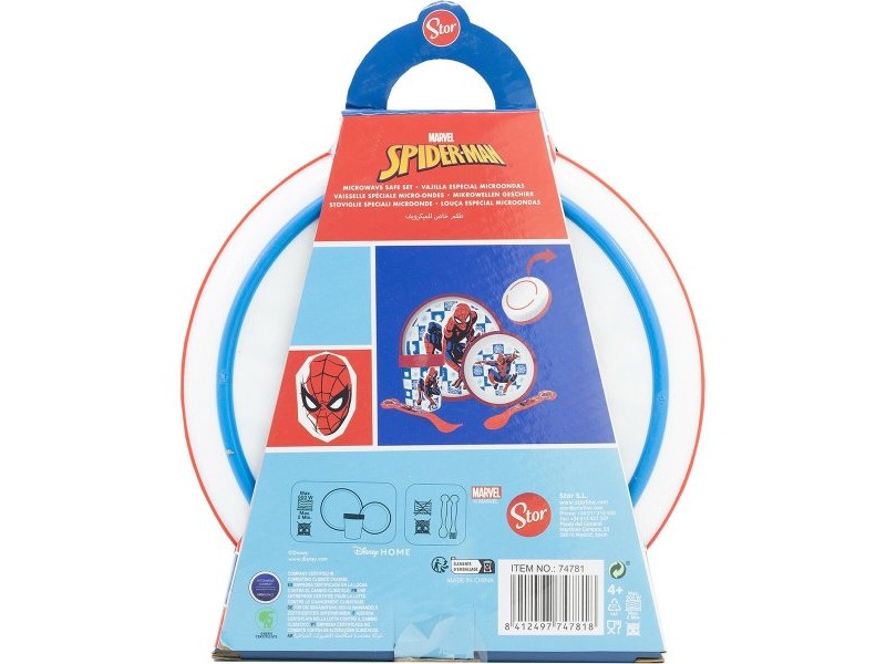 Комплект Детски Пособия Spider-Man CZ11308 Пластмаса (5 Части)