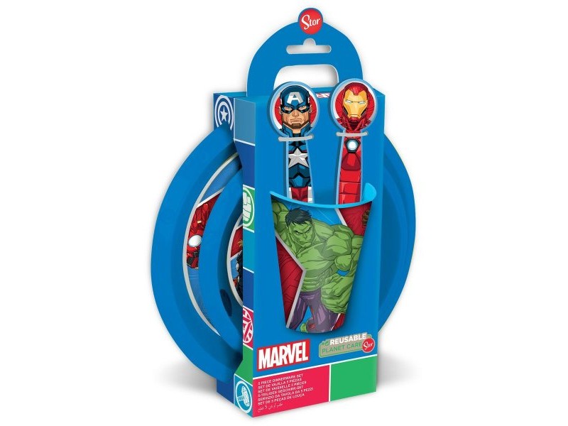 Комплект Детски Пособия The Avengers CZ11309 Пластмаса (5 Части)