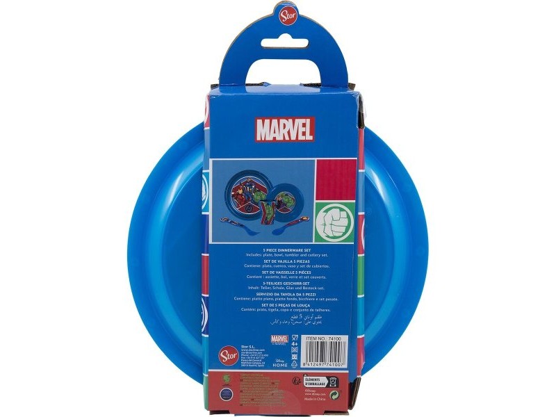 Комплект Детски Пособия The Avengers CZ11309 Пластмаса (5 Части)