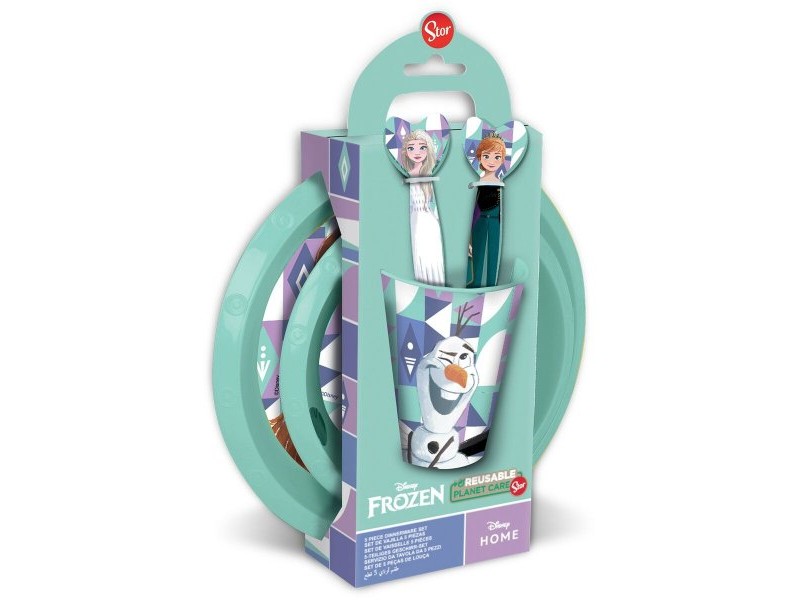 Комплект Детски Пособия Frozen CZ11310 Пластмаса (5 Части)