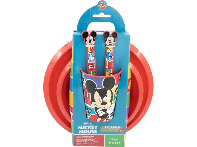 Комплект Детски Пособия Mickey Mouse CZ11311 (5 Части)