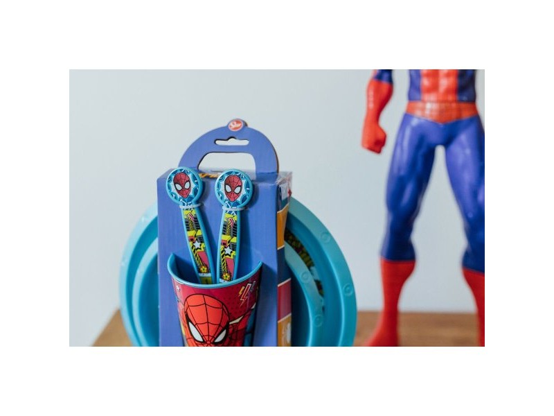 Комплект Детски Пособия Spider-Man CZ11313 Пластмаса (5 Части)
