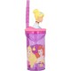 Чаша със Сламка Disney Princess CZ11334 3D Розов