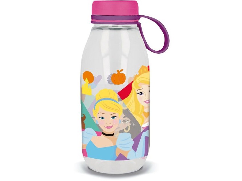 Бутилка за вода Disney Princess CZ11356 460 ml Розов Силикон