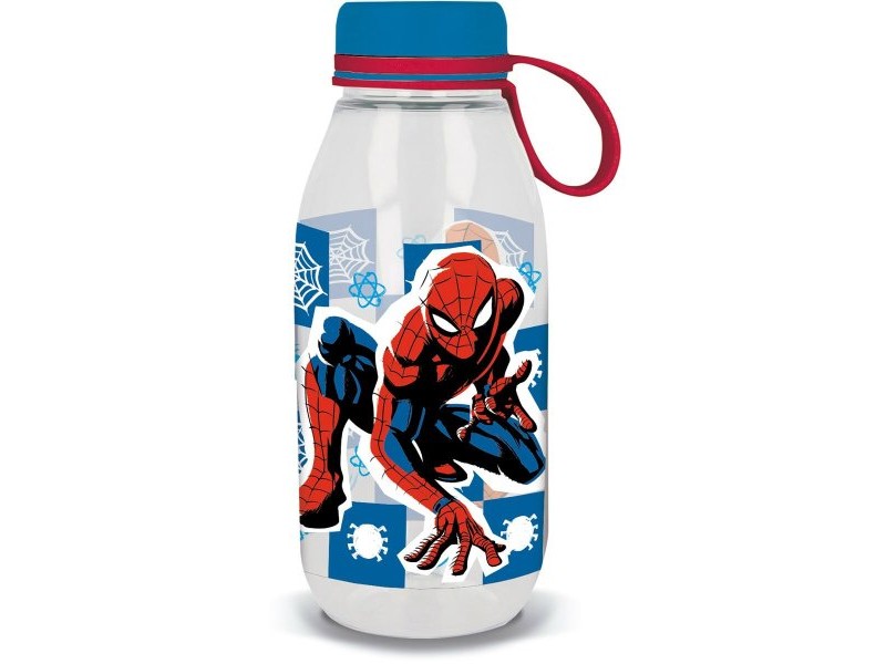 Бутилка за вода Spider-Man CZ11360 460 ml Син Силикон