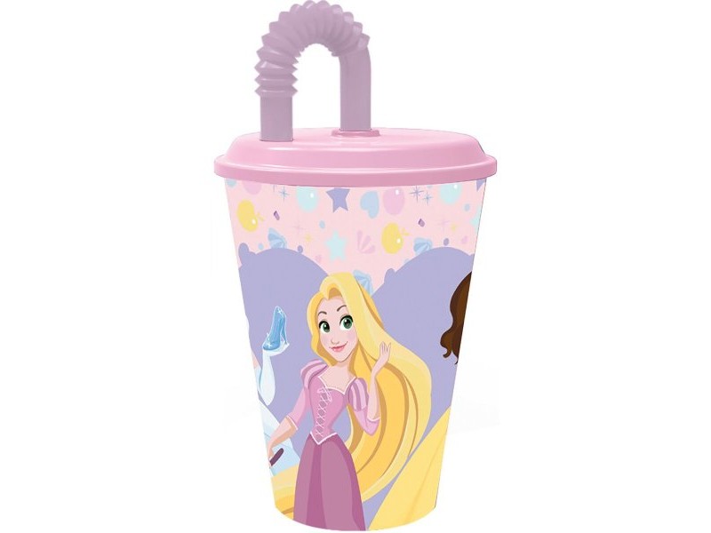 Чаша със Сламка Disney Princess CZ11362 430 ml