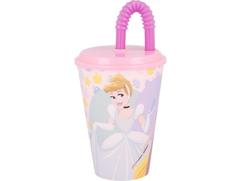 Чаша със Сламка Disney Princess CZ11362 430 ml