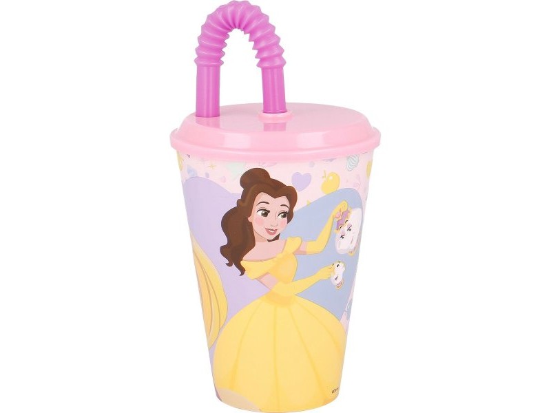 Чаша със Сламка Disney Princess CZ11362 430 ml