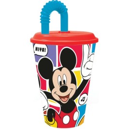 Чаша със Сламка Mickey Mouse CZ11364 430 ml