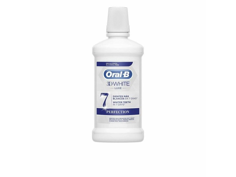 Вода за Уста Oral-B 3D White Luxe Избелващо вещество (500 ml)
