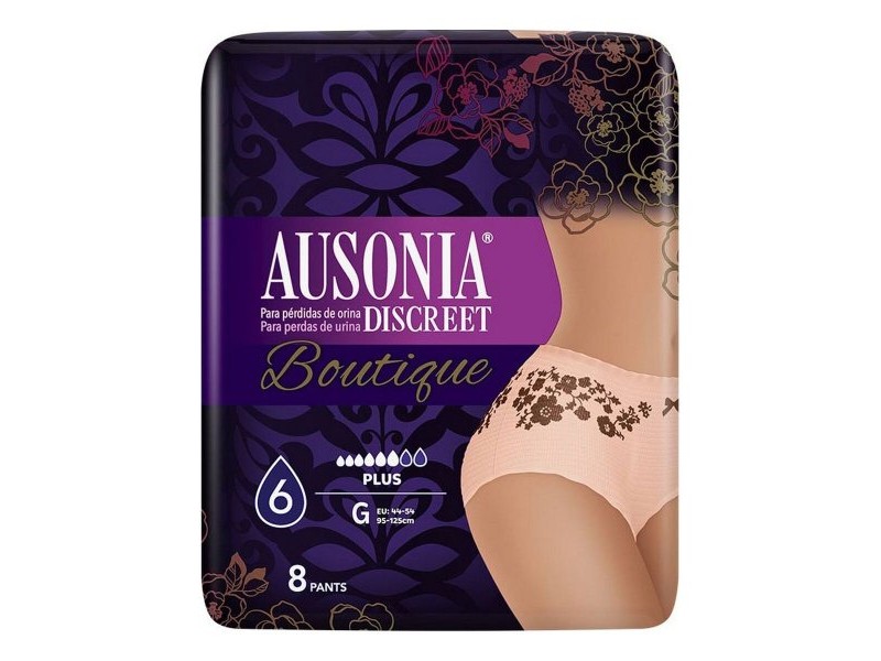 Превръзки за Инконтиненция Ausonia Discreet Boutique Широк (8 uds) Превръзки за Инконтиненция Ausonia Discreet Boutique Широк (8 uds)