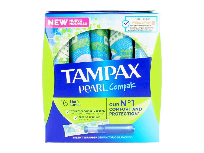 Тампони Супер PEARL Tampax Tampax Pearl Compak (18 uds) 18 uds Тампони Супер PEARL Tampax Tampax Pearl Compak (18 uds) 18 uds