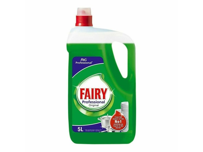 течния препарат за миене на съдове Fairy Fairy Professional Original 5 L течния препарат за миене на съдове Fairy Fairy Professional Original 5 L