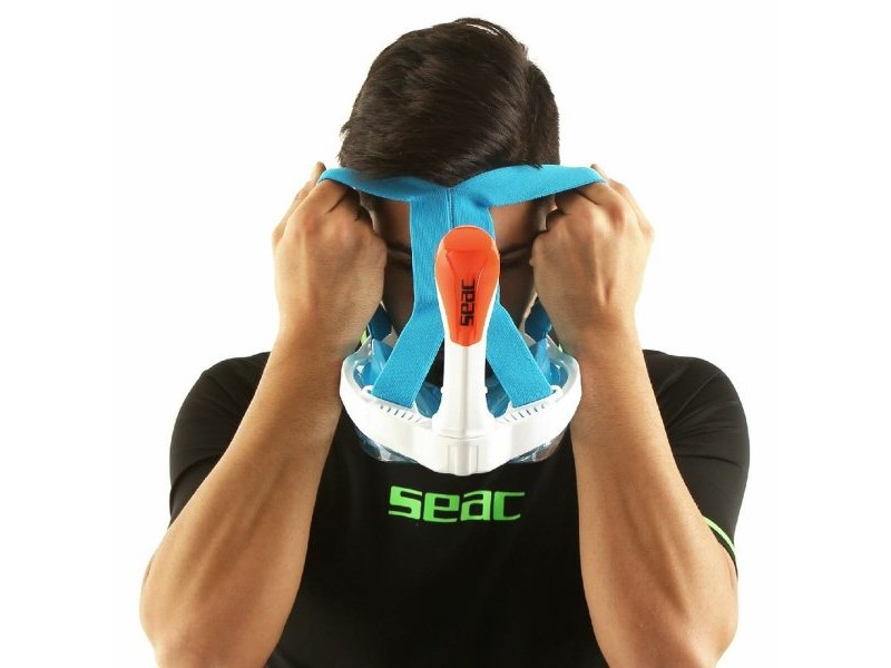 Маска за гмуркане Seac Granfacial Magica Прозрачен Индиго