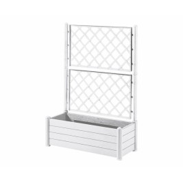 Саксия Stefanplast 100 x 43 x 142 cm Квадратен Бял