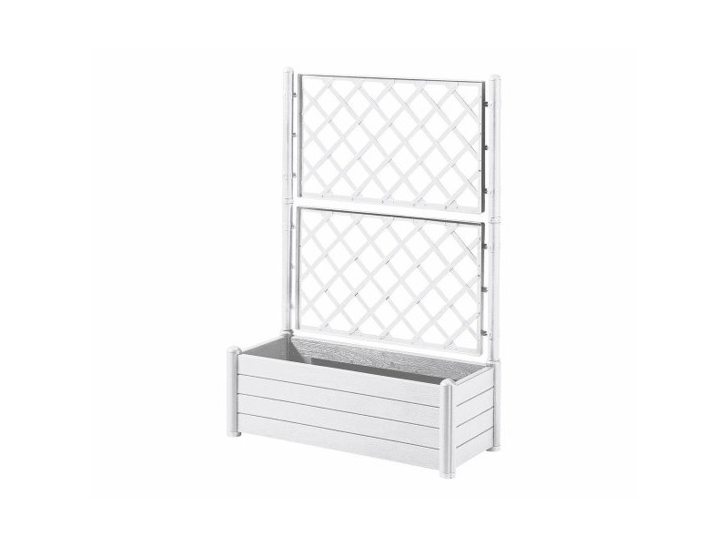 Саксия Stefanplast 100 x 43 x 142 cm Квадратен Бял