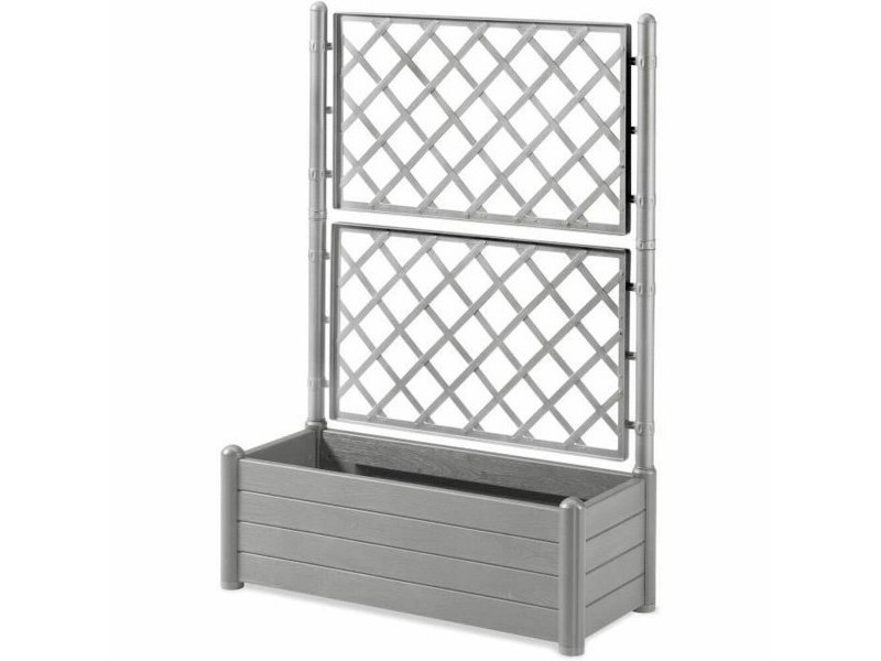 Саксия Stefanplast Italia Сив Пластмаса Квадратен 100 x 43 x 142 cm
