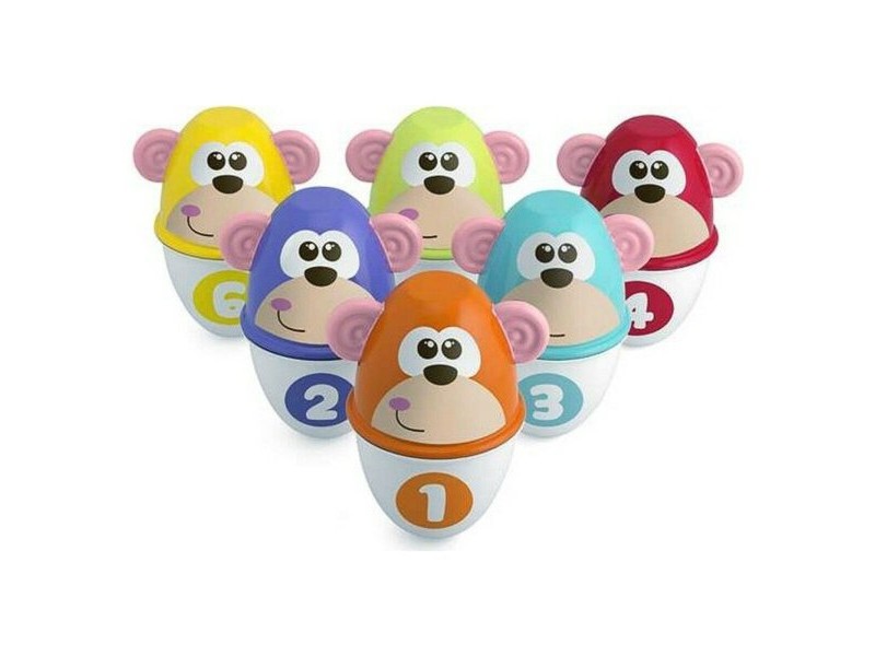 Игра с Кегли Monkey Strike Chicco (7 pcs)