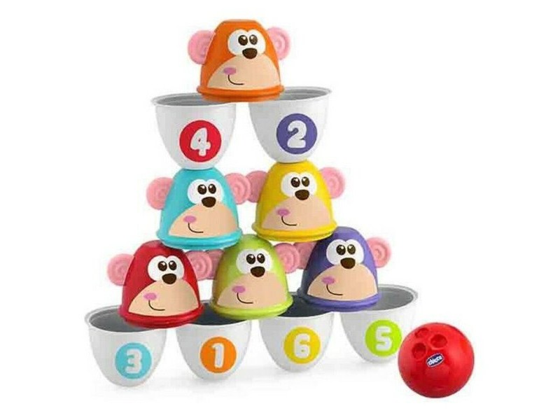Игра с Кегли Monkey Strike Chicco (7 pcs)