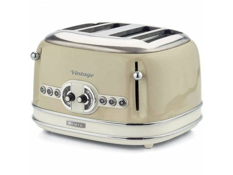 Тостер Ariete 156/03 1600 W Бежов 4 части Vintage