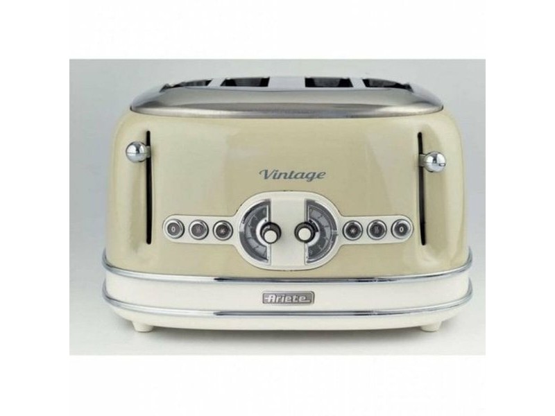 Тостер Ariete 156/03 1600 W Бежов 4 части Vintage