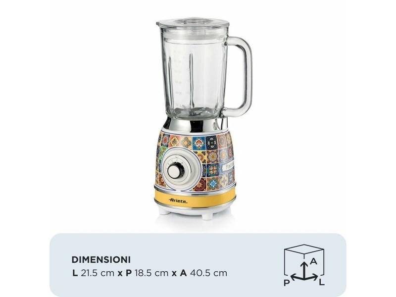 Блендер с чаша Ariete 583 POSITANO 1000 W Жълт 1,5 L