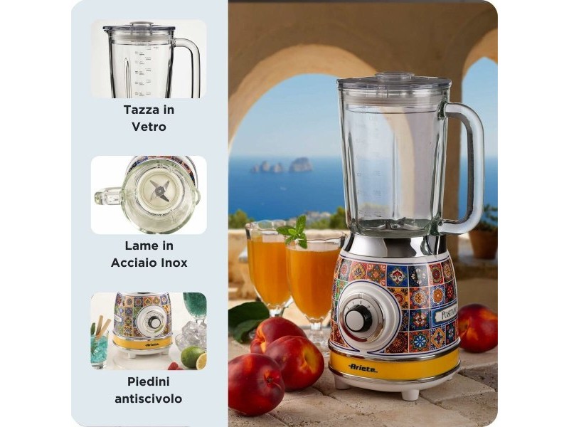 Блендер с чаша Ariete 583 POSITANO 1000 W Жълт 1,5 L