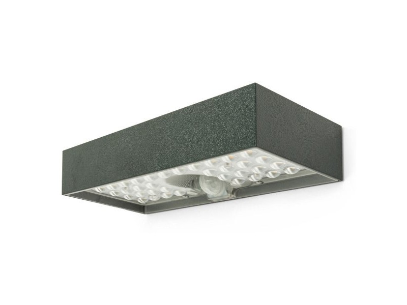 Аплик за стена Velamp TEGEL Черен Поликарбонат 6 W 800 lm (4000 K)