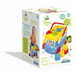 Интерактивна Играчка за Бебе Clementoni The Mickey Mouse Bus 9 Части
