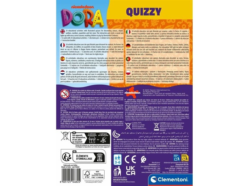 Образователна Игра Clementoni Dora Quizzy