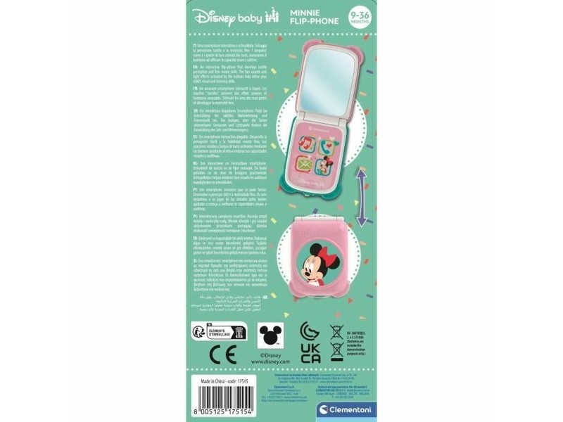 Интерактивна Играчка за Бебе Clementoni Minnie