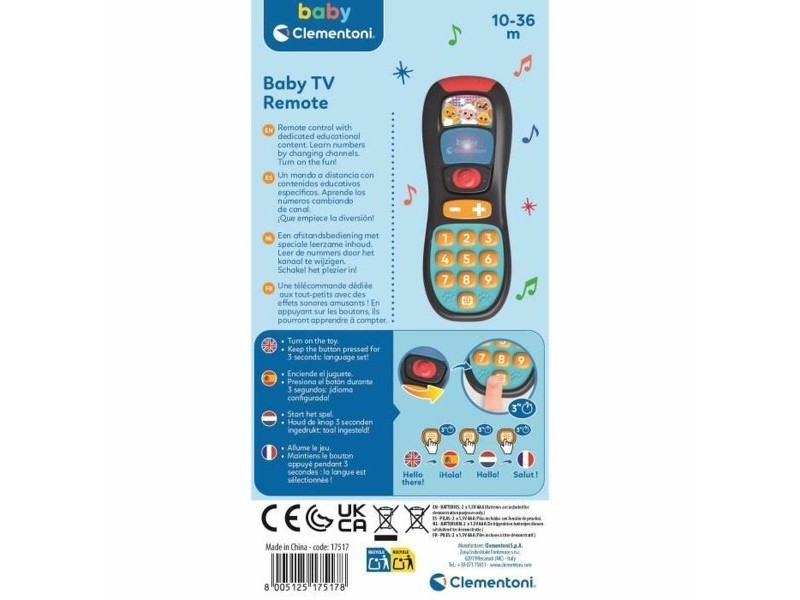 Интерактивна Играчка за Бебе Clementoni