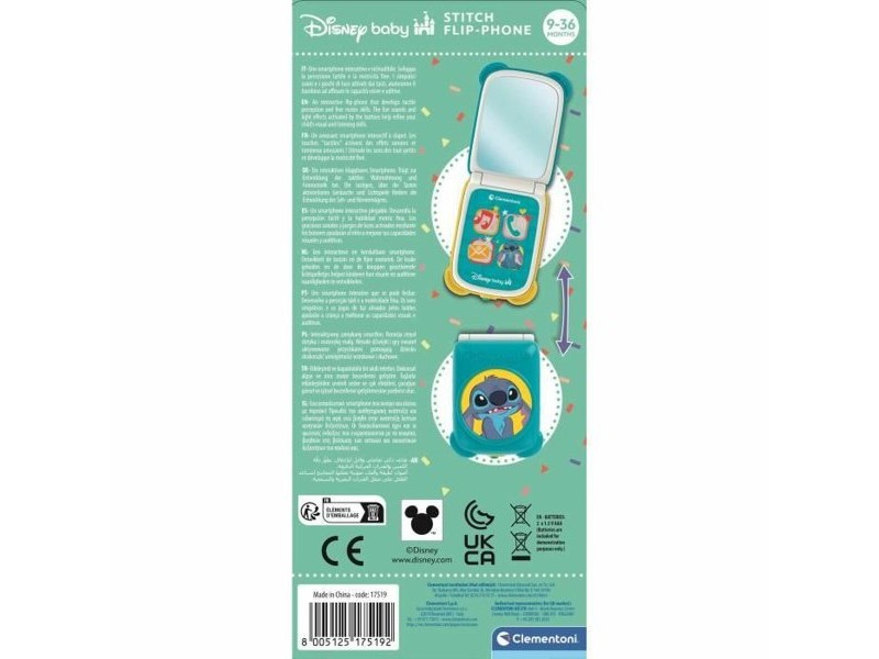 Интерактивна Играчка за Бебе Clementoni Stitch