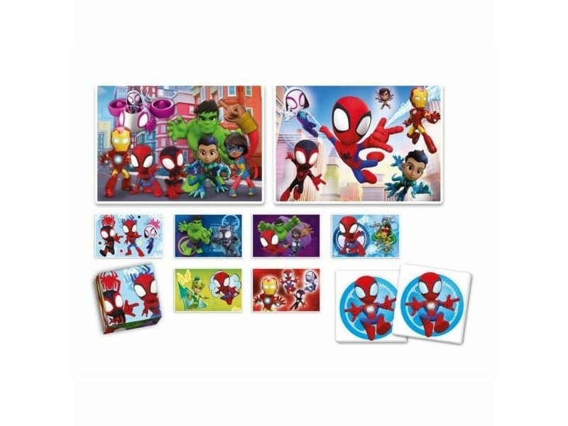 Образователна Игра Clementoni Coffret Spidey 4 en 1 (FR)