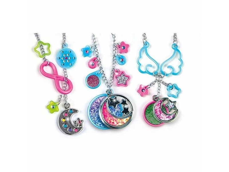Комплект за Правене на Гривна и Огърлица Clementoni My Moonlight Pendants Алуминий Естествен каучук Пластмаса