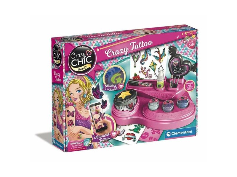 временни татуировки Clementoni Crazy Tattoo Studio